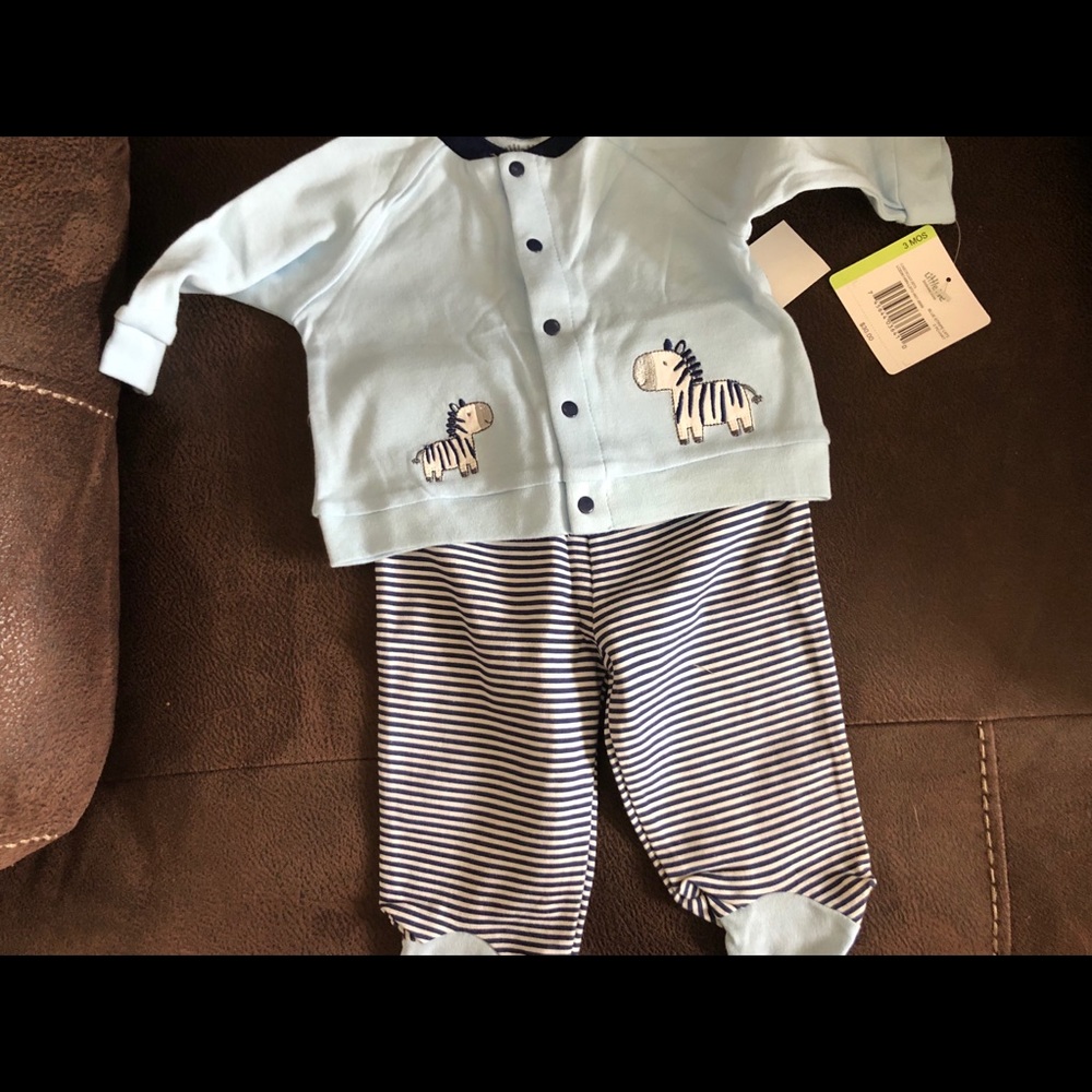 Little Me shirt and pants set